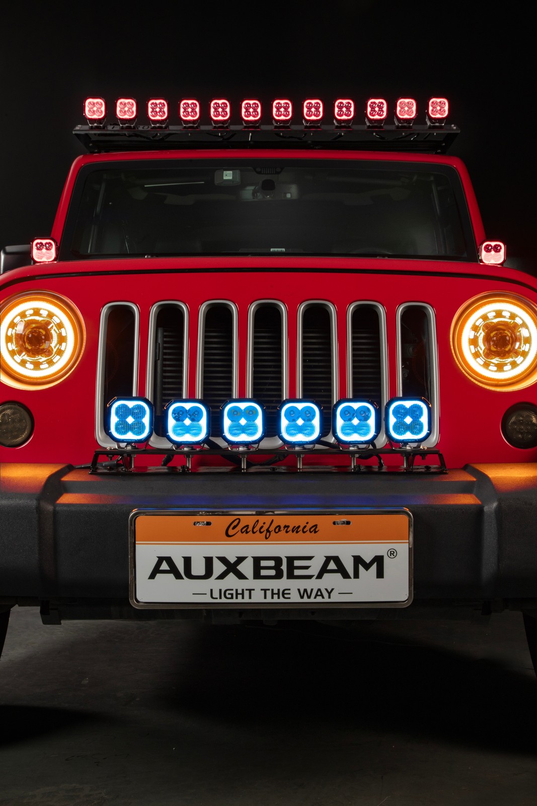 AUXBEAM 3″inch 116W RGBW LED Work Driving Lights Spot Cube Pods Gradient Cycle