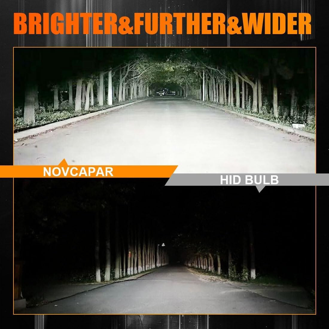 (2pcs) Pair D3S D3R LED Headlight Bulbs 6500K Cool White High/Low Beam 24000LM