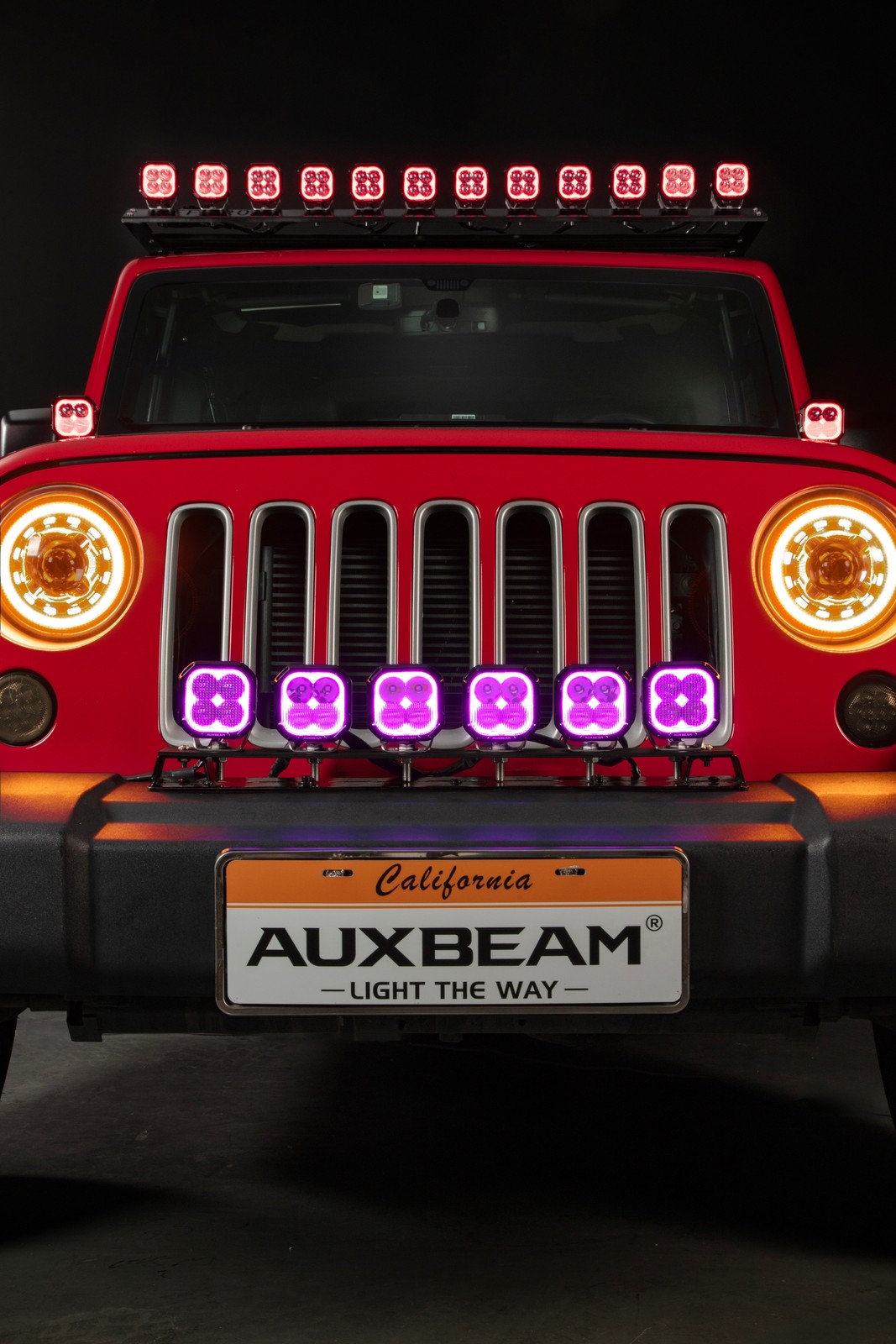 AUXBEAM 3″inch 116W RGBW LED Work Driving Lights Spot Cube Pods Gradient Cycle
