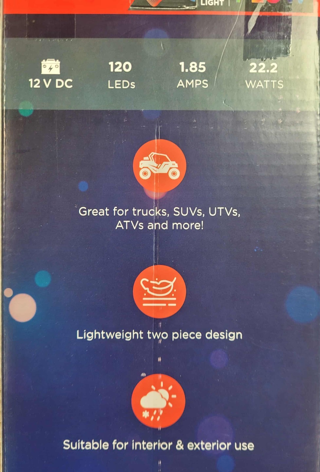 Alpena 78236 Brite Whip Multicolor Flowing LED Whip Light W/ Remote – NEW