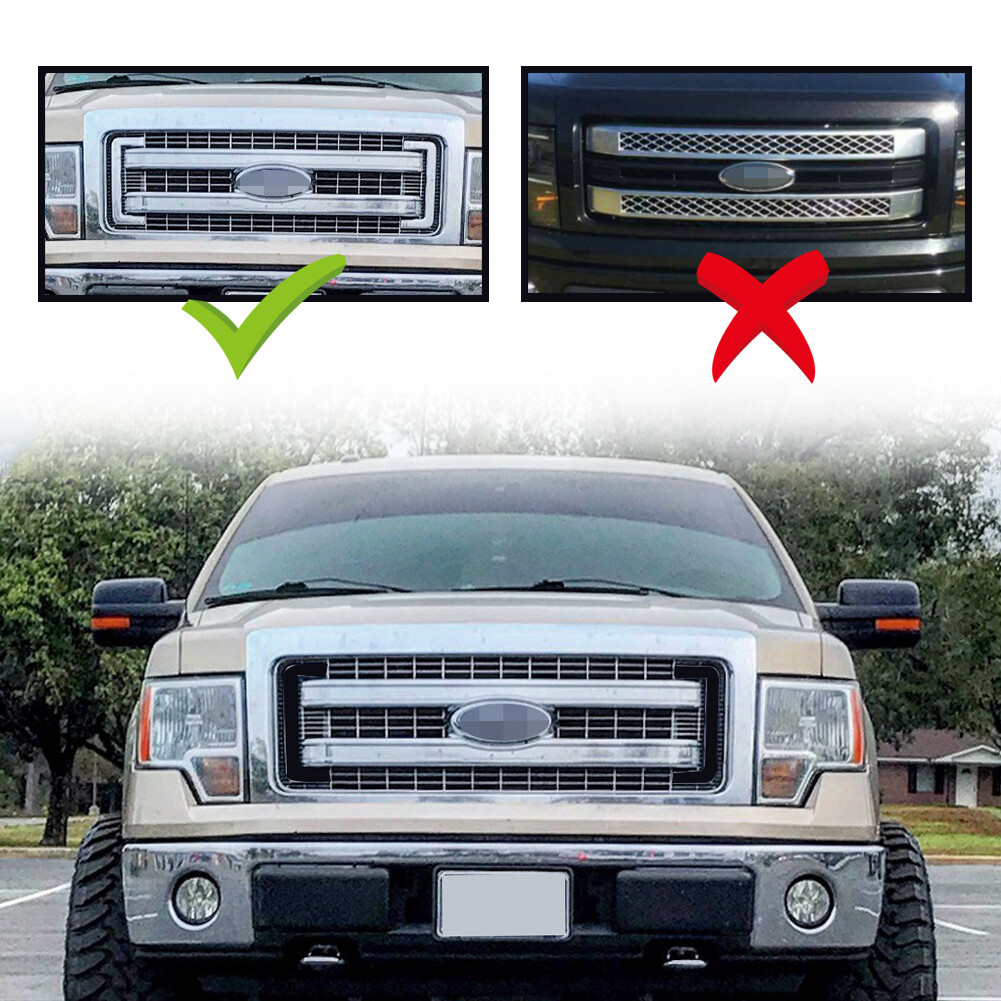Smoke Lens Switchback DRL Turn Signal Lights LED Retrofit For 2009-14 Ford F-150