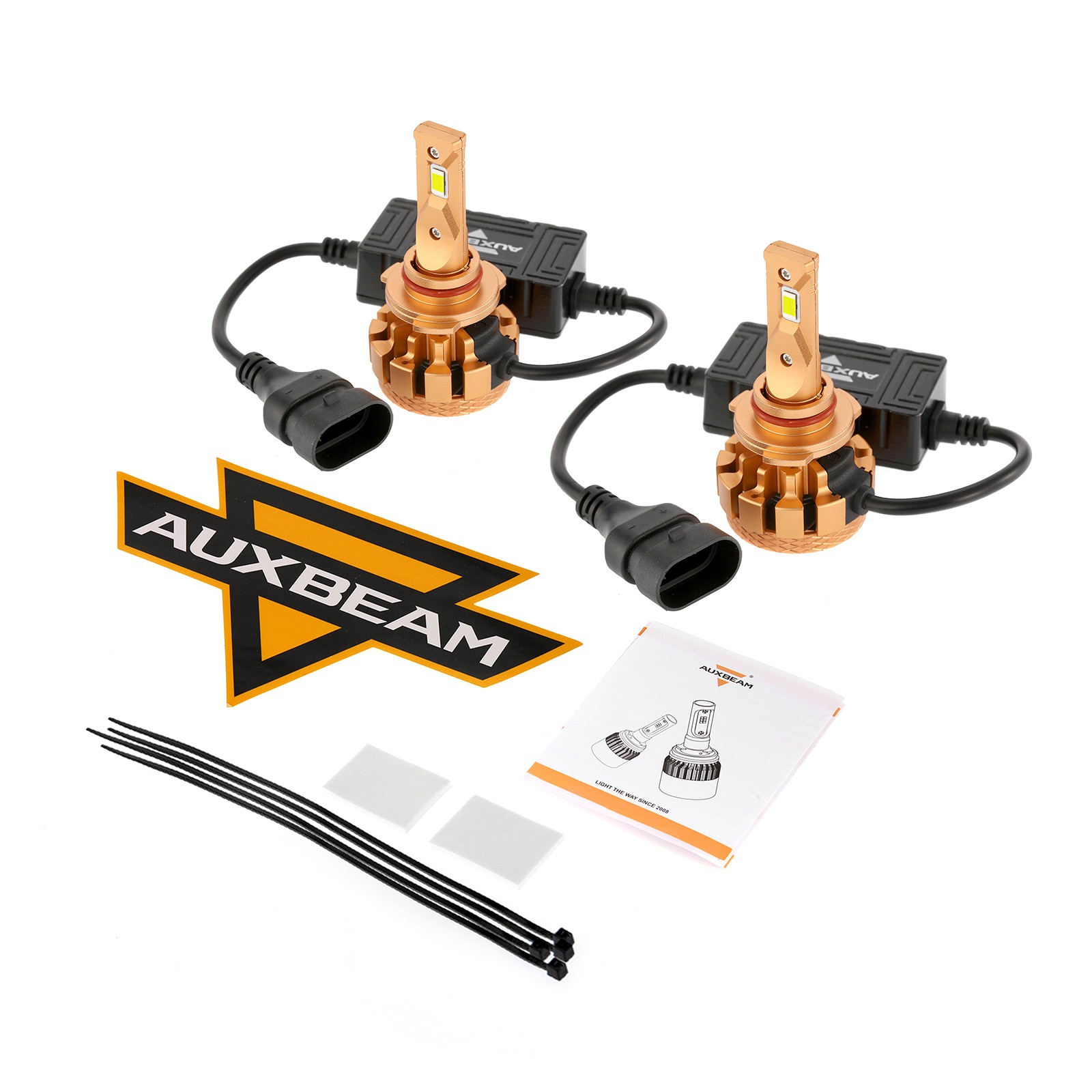 AUXBEAM For Chevy Tahoe 2007-2015 LED Headlight Bulbs High Low Beam Fog Lights