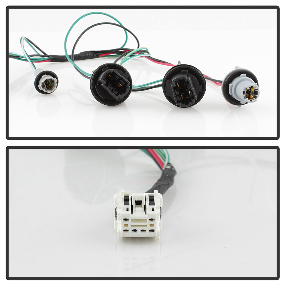 Black Housing Smoke Lens For 2007-2012 Altima Sedan LED Tail Lights Brake Lamps