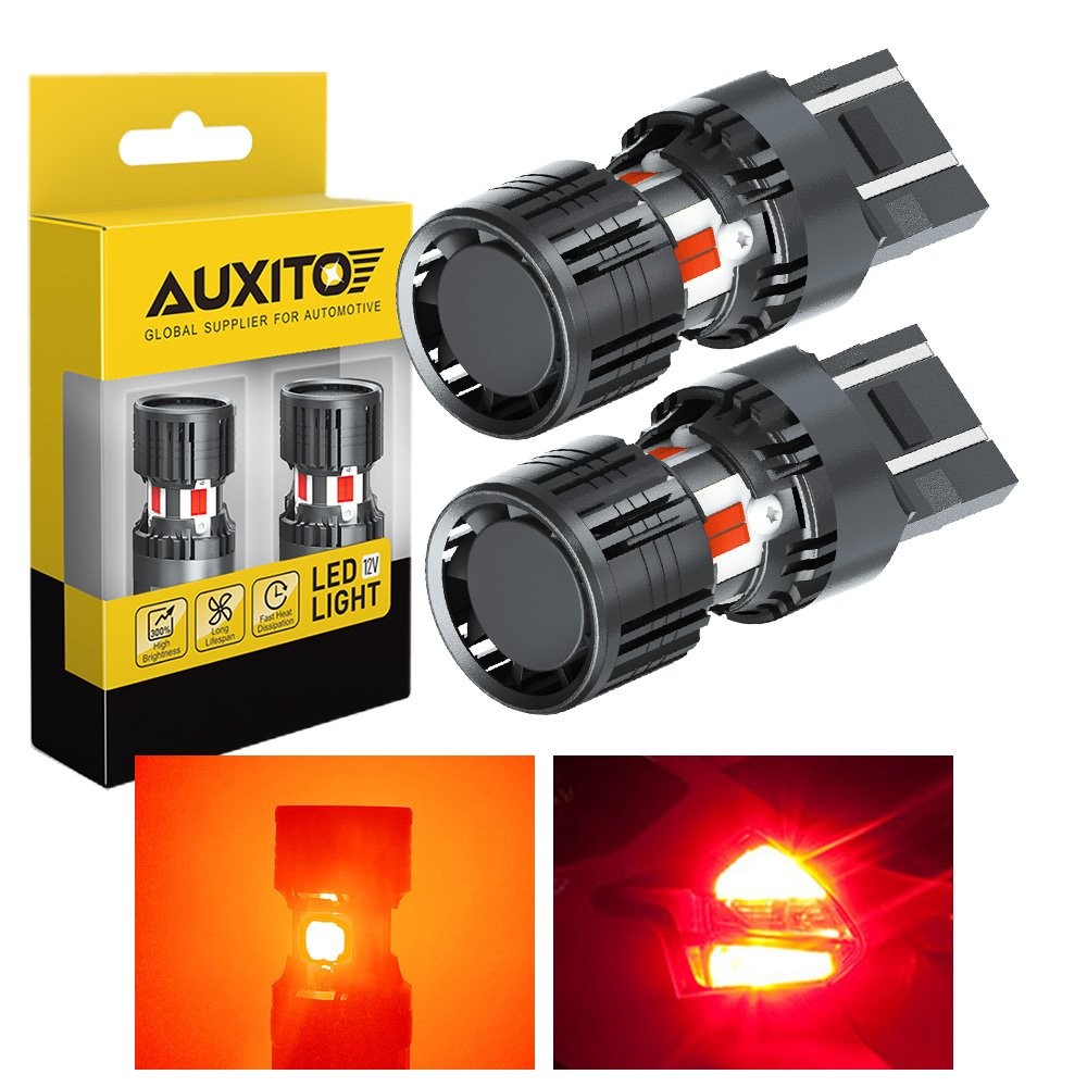 AUXITO CANBUS 7440 7443 7441 7444 LED Bulb Red with Built-in Resistor Error Free