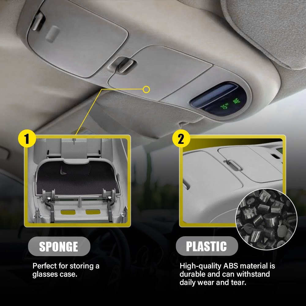 1-6X Overhead Console Gray For Ford F250 F350 F450 F550 2002-2004 Easy Install