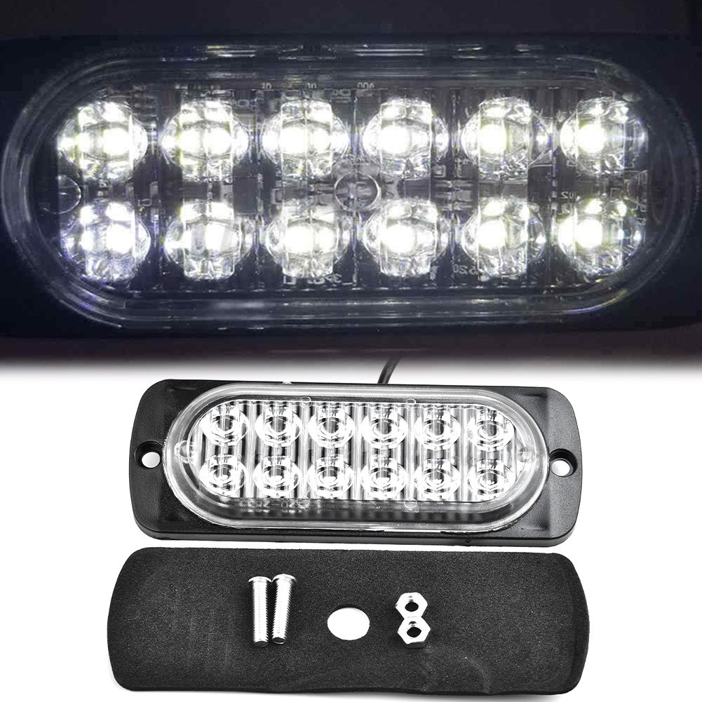 LED Working Lamps White DC 12V-24V Luminous Driving for flash Light Bulb Spare