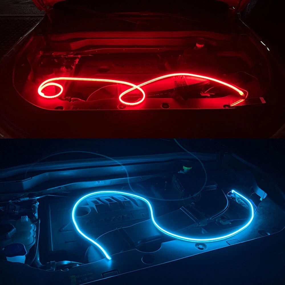 180cm 12V Car Waterproof Front Hood LED Daytime Running Decorative Flexible Ligh