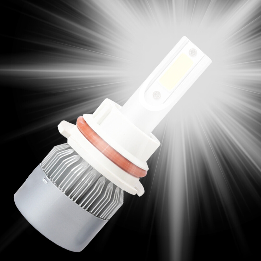 4x HB5 9007 LED Headlight Conversion Kit Bulbs High Low Beam White 6500K Lamps