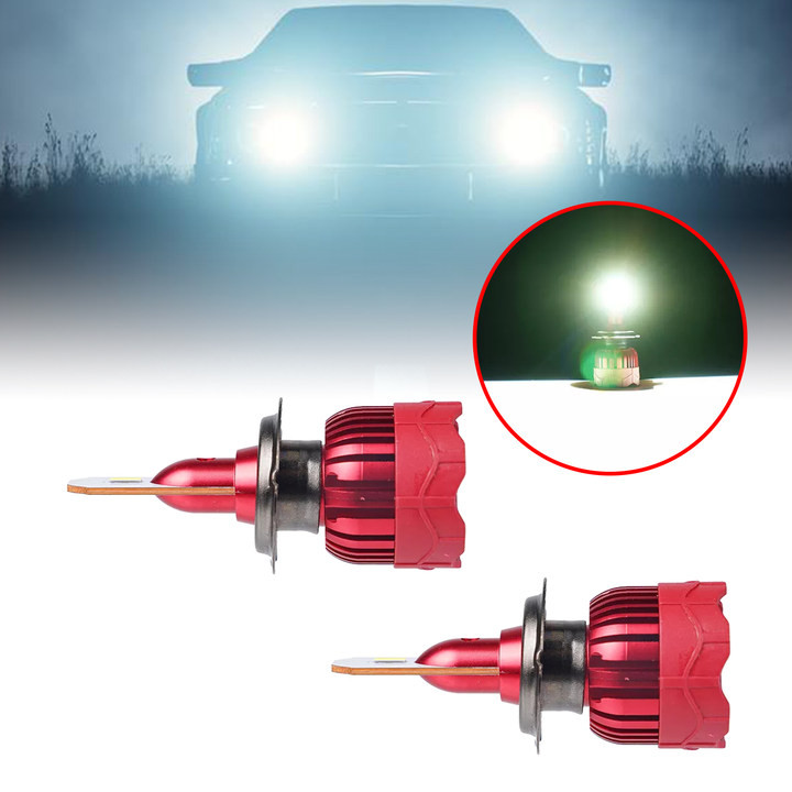 H7 LED Headlight Conversion Kit Super High/Low Beam 16000LM 6000K 55W 2pcs