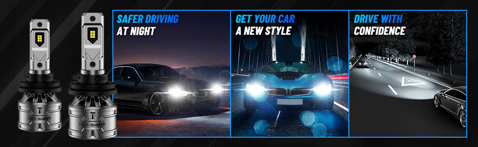 H11 H11 H11 Combo LED Headlight High&Low+Fog Light Bulbs Kit Super Bright White
