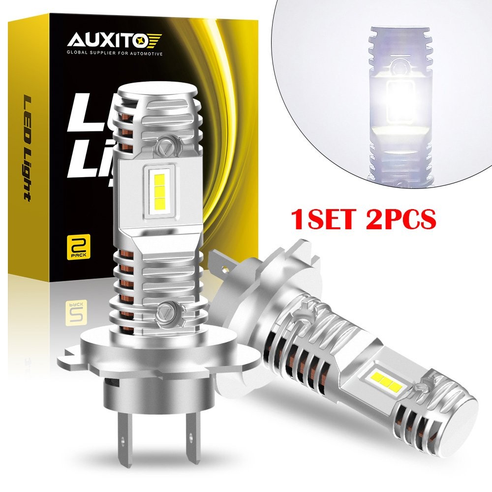 2-100 H7 LED Headlight Bulb For Yamaha YZF-R6 2003-15 YZF-R1 2006-16 40000LM 60W