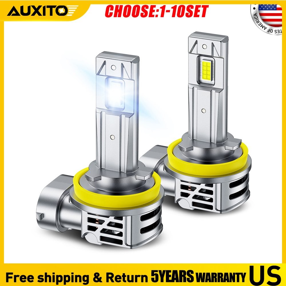 AUXITO H11 H8 LED Headlight Kit Hi/ Low Beam Bulbs Super Bright 6500K 2-20X