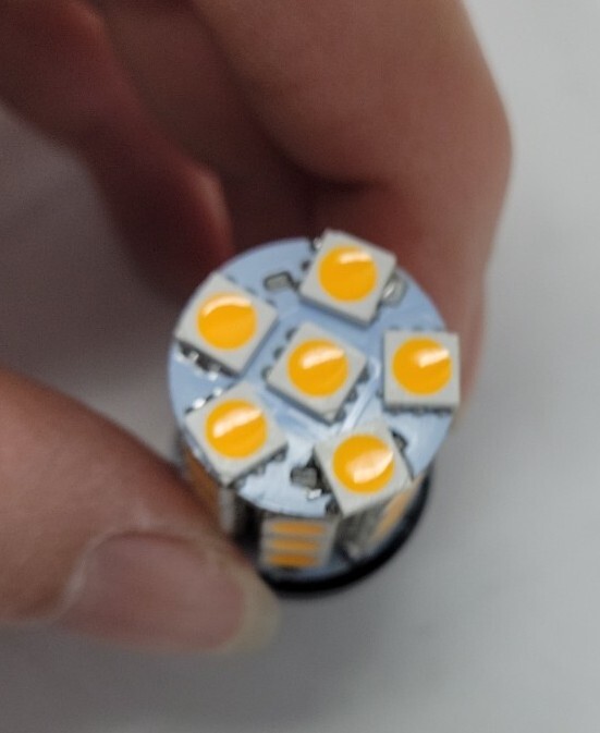 Set 3 Superbrightleds.com Amber 360 Degree Beam Angle Lights 2 Amber And One Red
