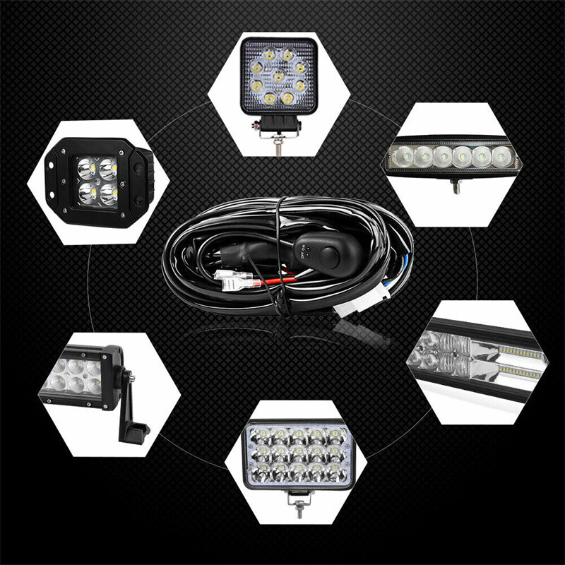 For Toyota Pickup Truck H4 LED Headlight Brightness Intensifier Wiring Harness