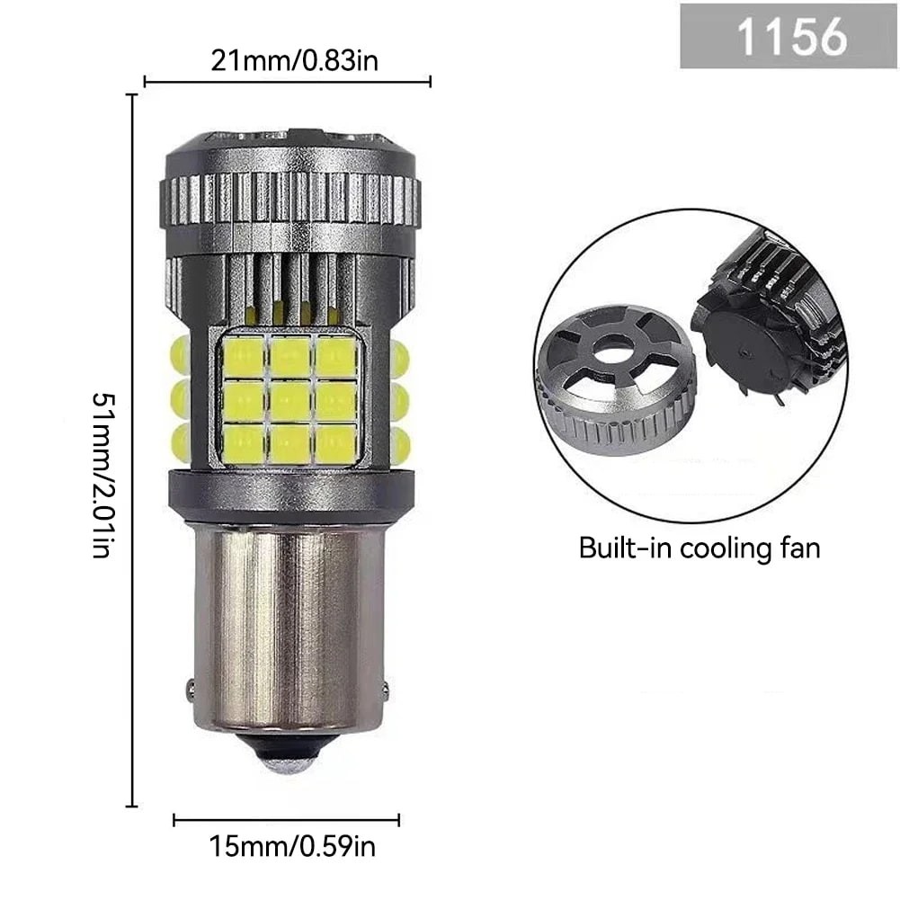 T20 LED Brake Light Bulb 12V 3030 SMD 50000 Hours