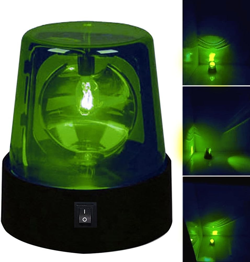 360° LED Strobe Light – Green Disco Lamp for Unforgettable Parties & Events