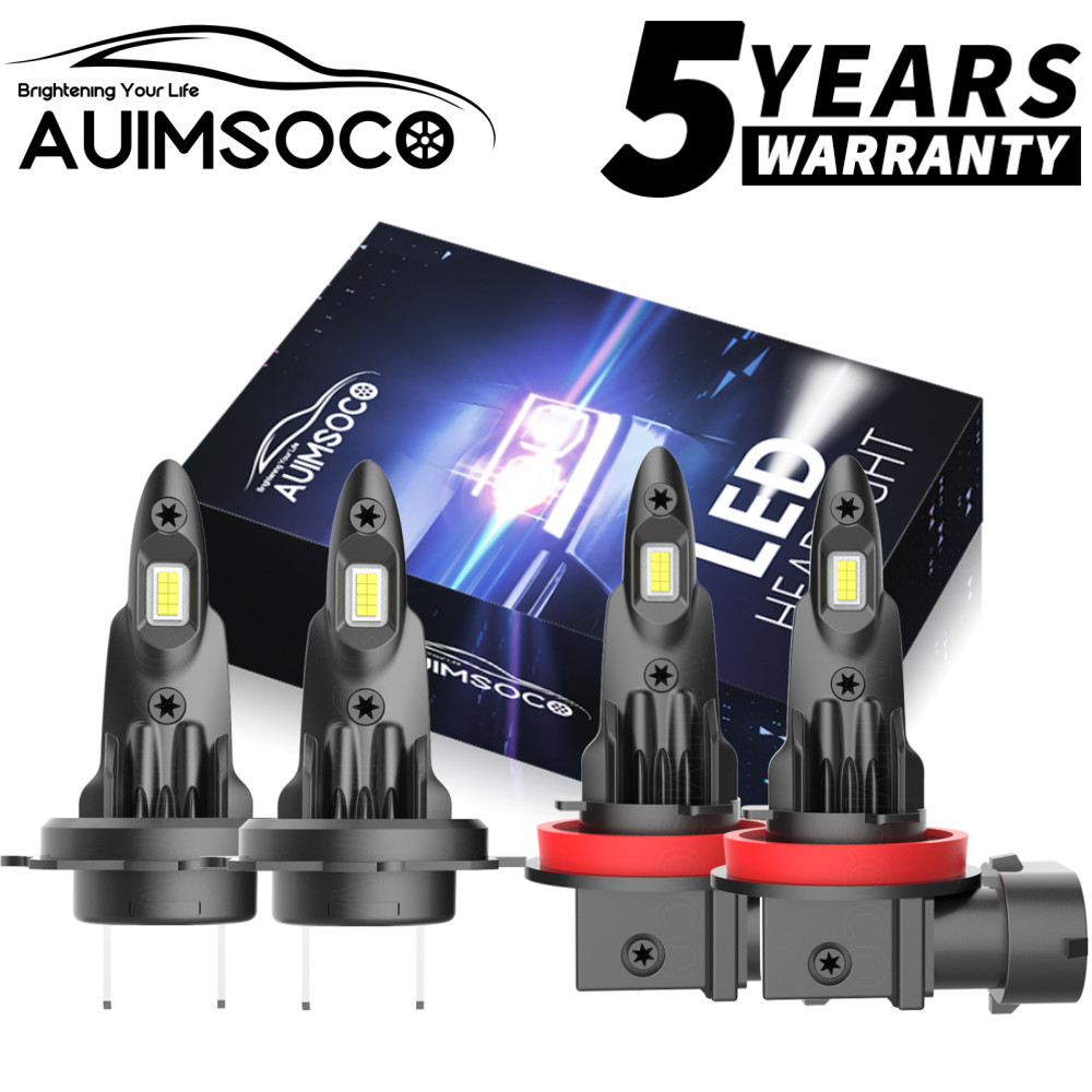 For Chevy Caprice PPV Sedan 4-Door 2011-2017 H7 H11 LED Headlight High Low Bulbs