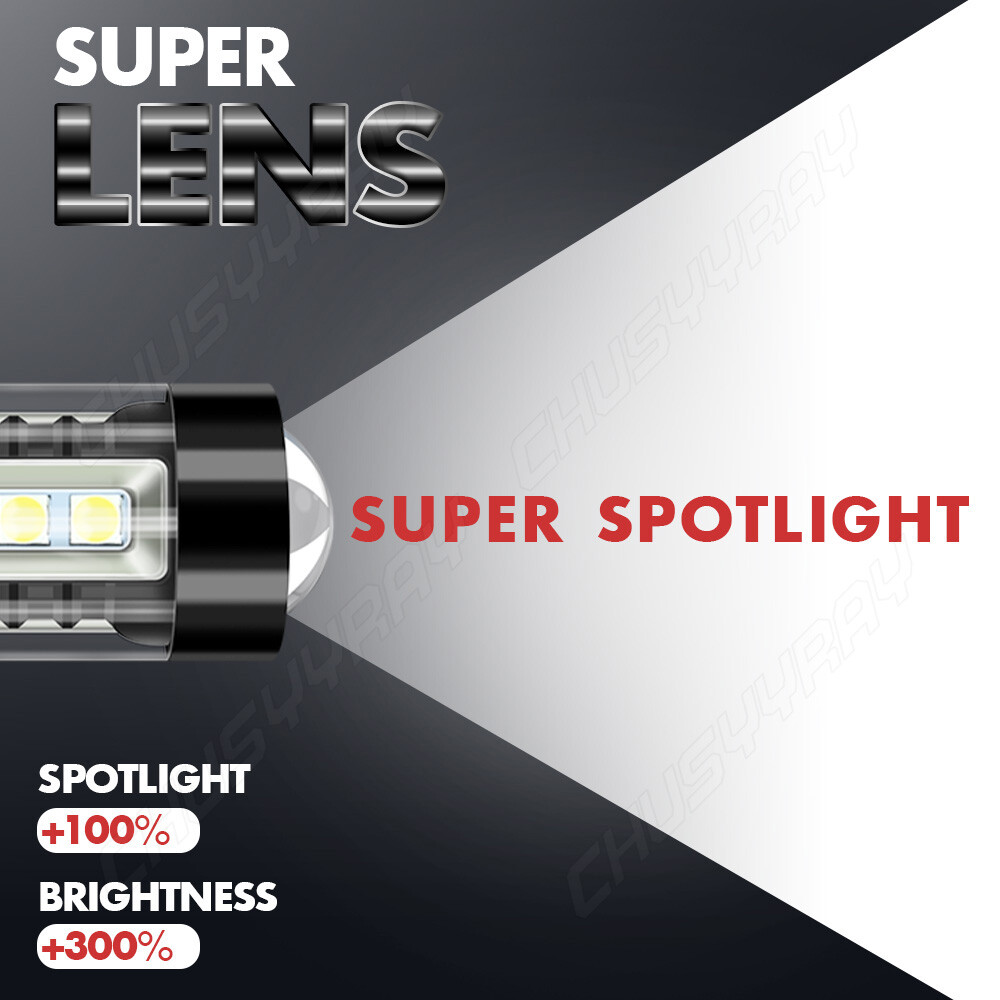 For Cheverlet Tahoe 2015-2020 6x LED Headlight Kit High&Low Beam Fog Light Bulbs