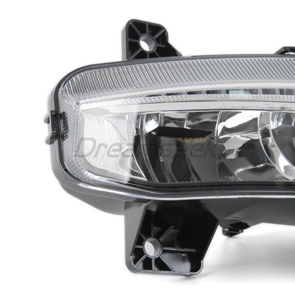 LED Fog Lamp Switch Bezel Kit for Dodge Ram 2500 3500 19-24 Front Bumper Driving
