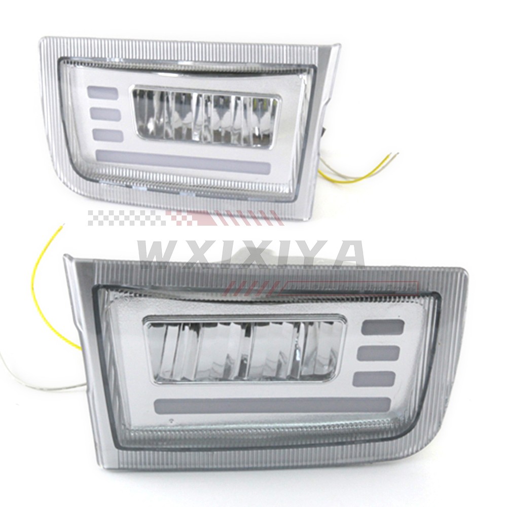 LED DRL for Toyota Land Cruiser Prado 96-02 Daytime Running Light Fog Turn Lamp