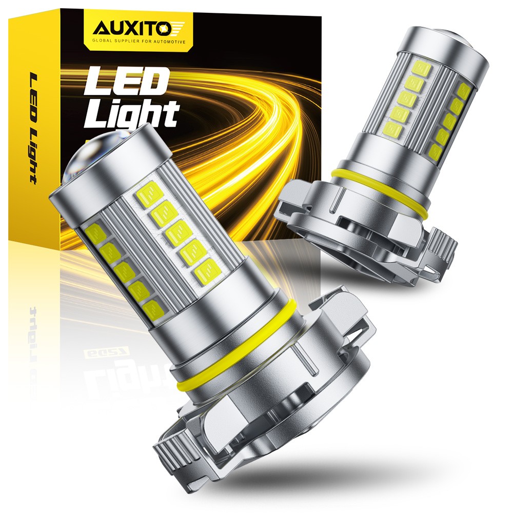 AUXITO 5202 LED Fog Light Bulbs or DRL 1:1 Mini Size 6500K White Non-polarity