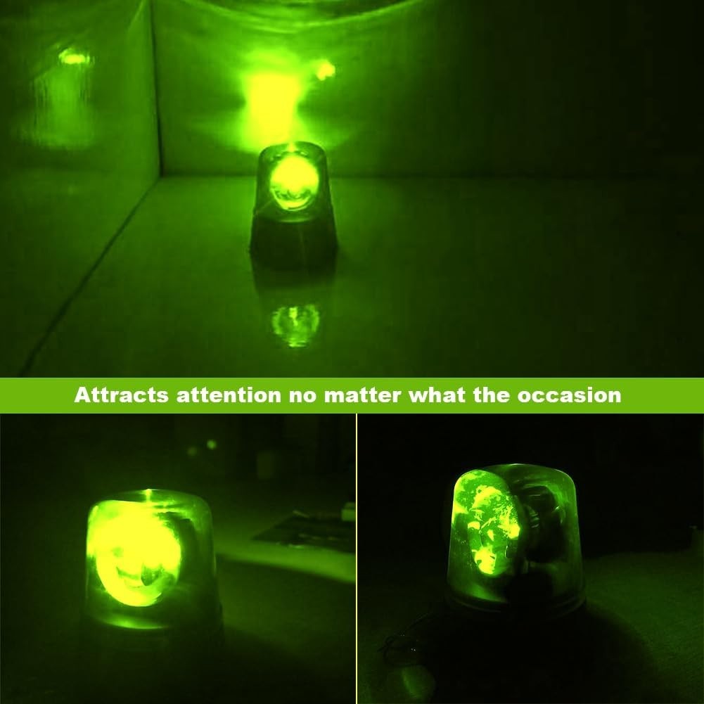 360° LED Strobe Light – Green Disco Lamp for Unforgettable Parties & Events