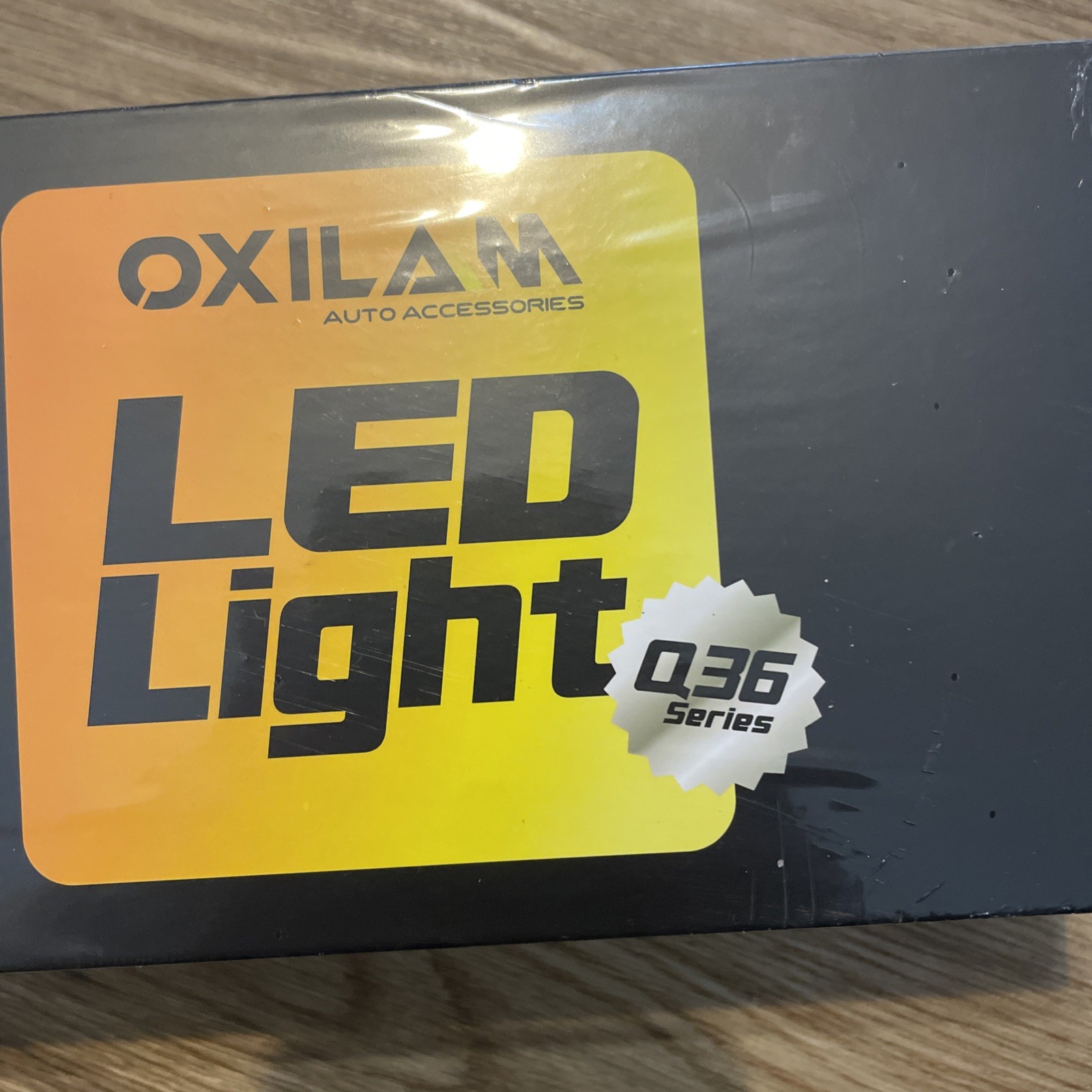 4 Pack Oxilam LED Light Bulbs Q36 Series 9005 HB3 + 9006 HB4 6500K