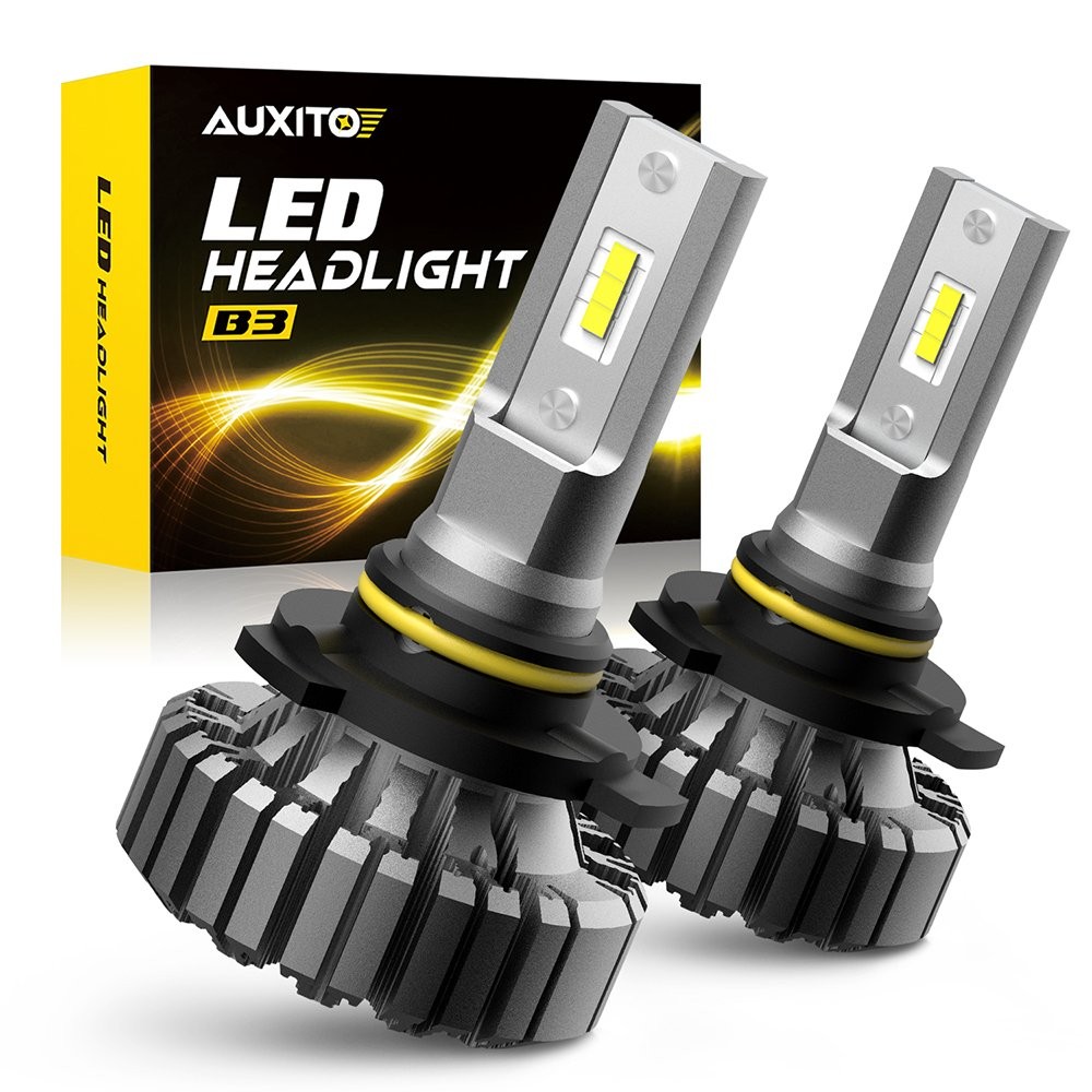 AUXITO 9012 HIR2 LED Headlight Bulbs Lamp High Low Beam 6500K Bright White Fast