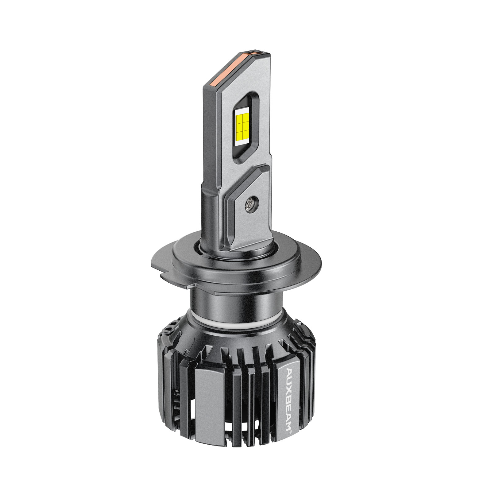AUXBEAM H7 Canbus LED Headlight Bulb Kit High Beam 6500K White Bulbs Bright Lamp