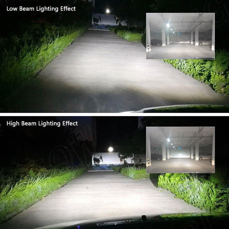 Cold White LED Headlight Hi-Low Lights Bulbs For Chevy Corsica LT 3.1L 1990-1995