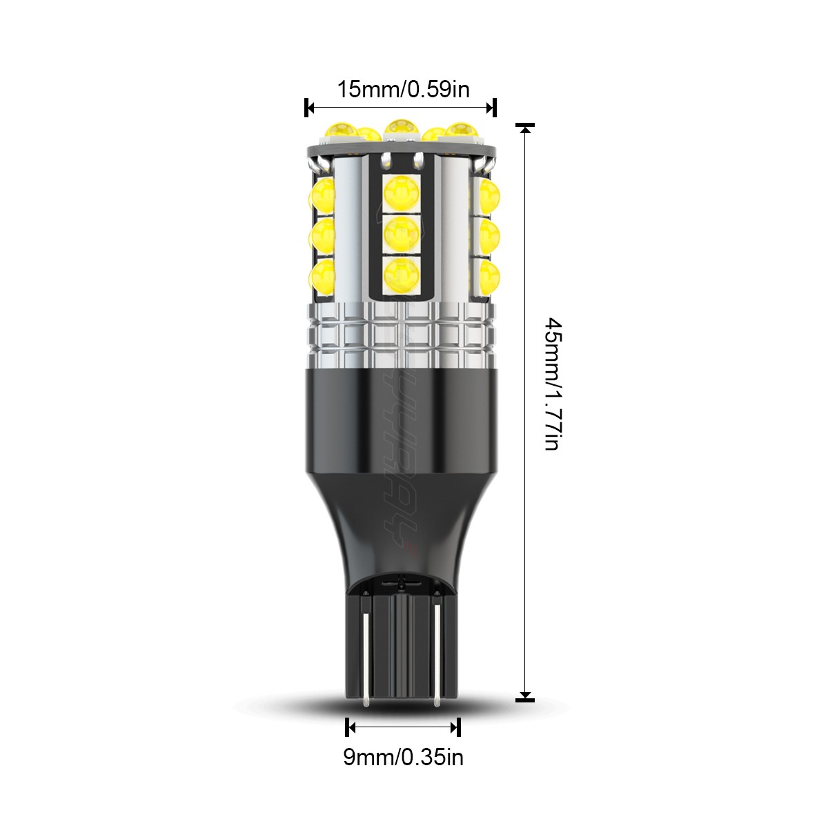 2pcs T15 921 Super Bright White LED Bulbs Back up Reverse Light for Lexus