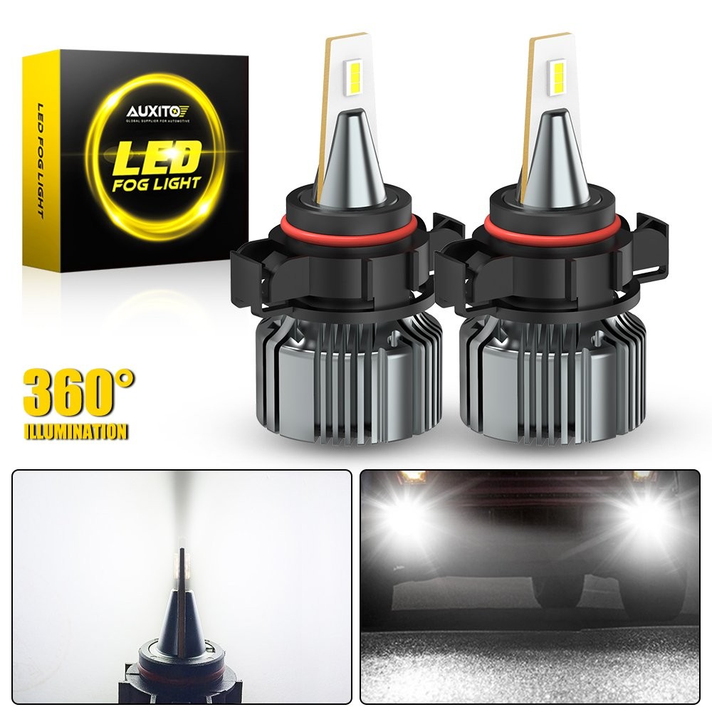 AUXITO Amber/White LED 5202 5201 H16 Fog Light Daytime Running Light 4000LM 28W