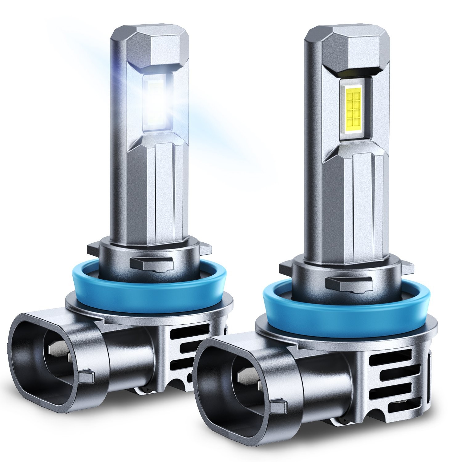 H11/H8/H9 White 6500K 24000LM LED Headlight Bulbs High Low Beam Canbus 2-20X 20S
