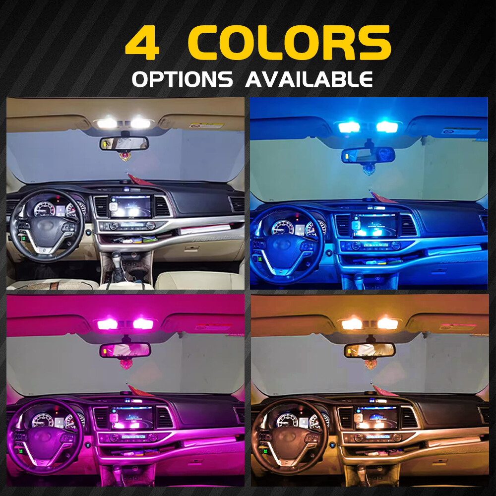 8x LED Interior Light Bulb + Free Tool For Kia Niro 2017-2019 2020 4 Colors