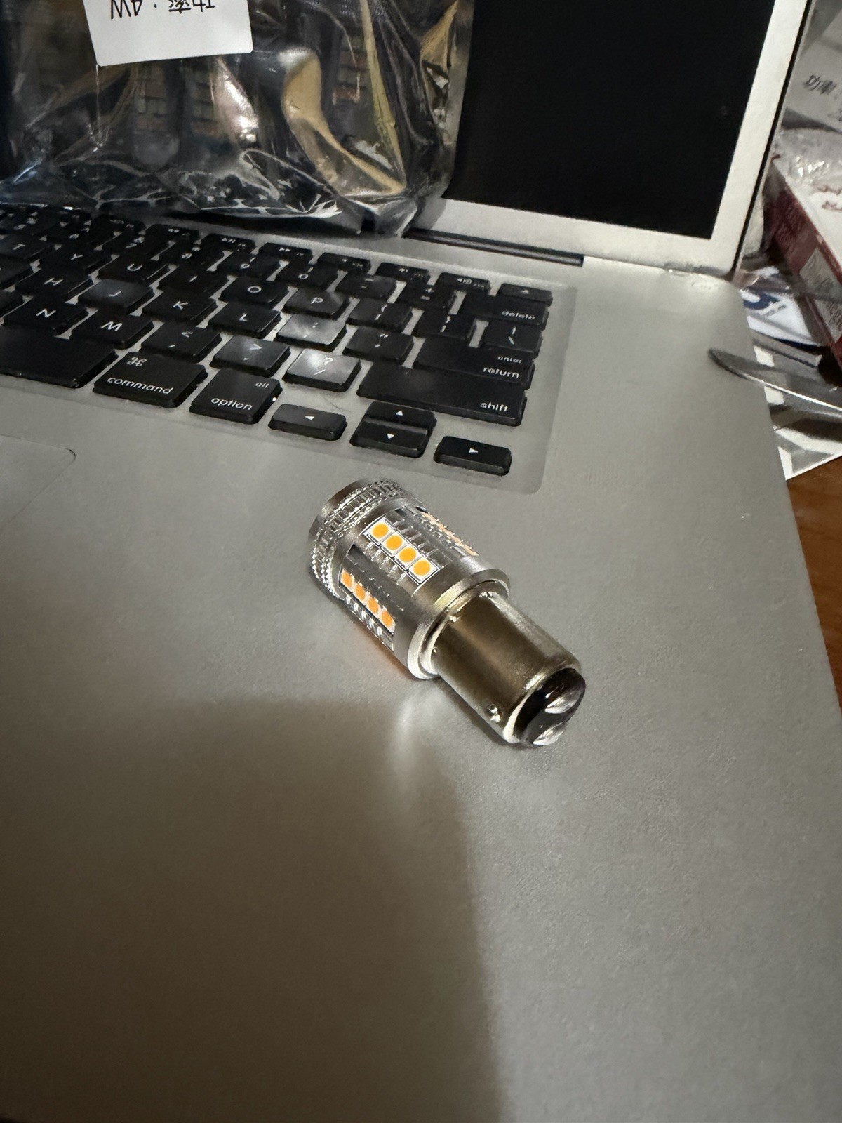 1156 Amber led bulb super bright, 26W, 1400LM. Turning Signals, 2pcs.