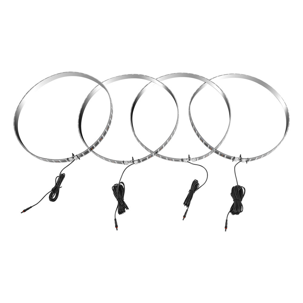 15.5″ RGB LED Wheel Ring Light Rim Lights w/ Turn Signal Brake For Honda Civic