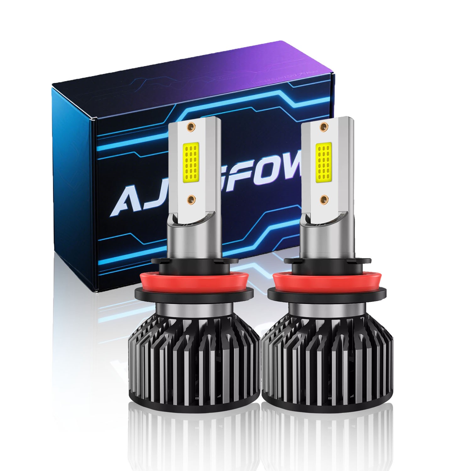 For Peterbilt 579 2013-2023 Super Bright White LED Headlight Bulbs Low Beam H11
