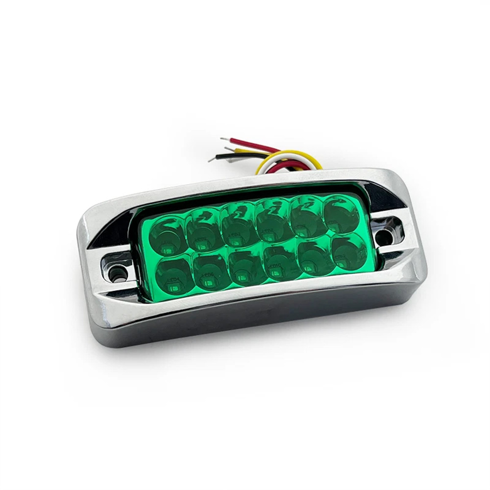 10Pcs 12LED Side Marker Lights Clearance Lights For Trailer Truck Lorry 12V-24V