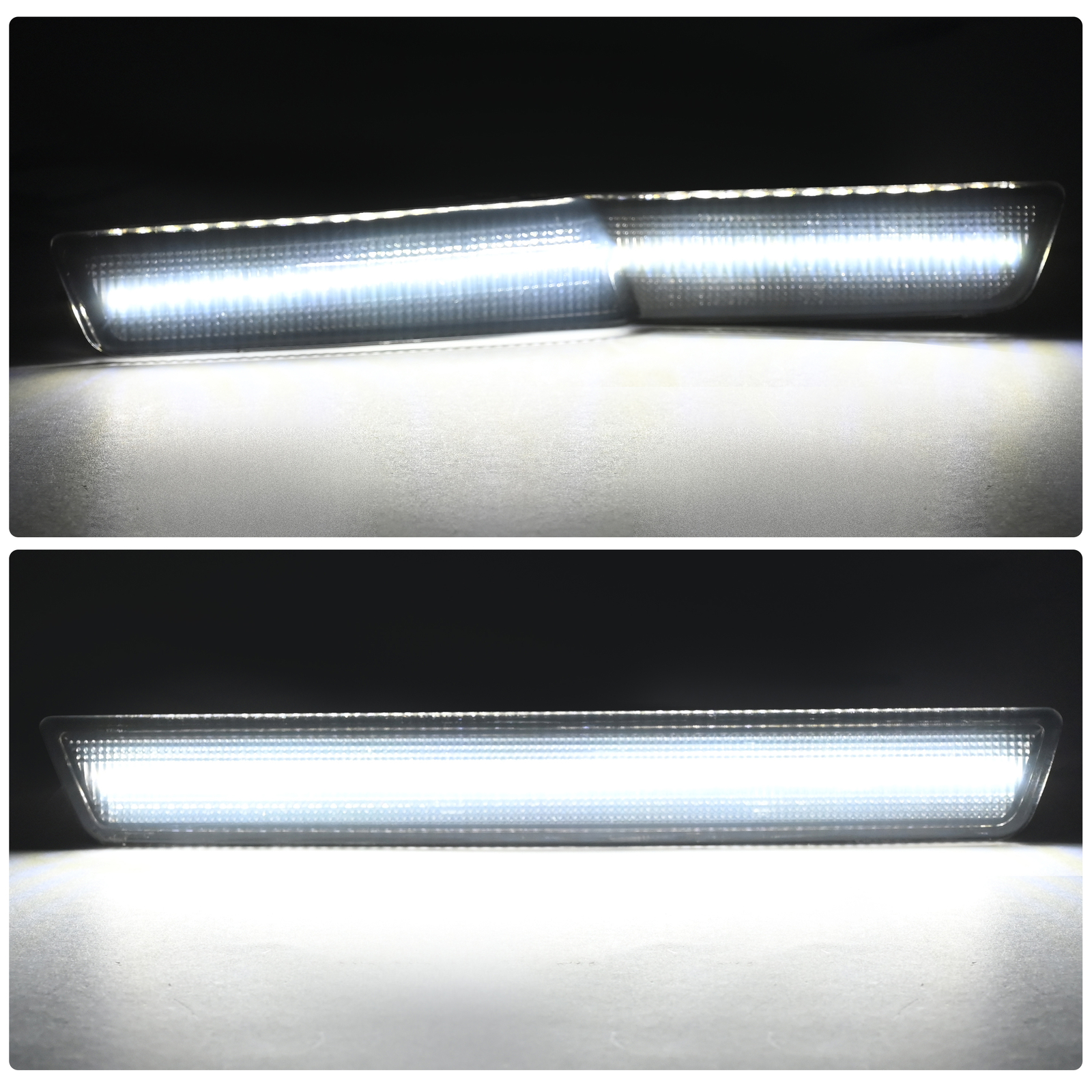 For Dodge Challenger SRT Widebody 18-22 Front&Rear Smoked LED Side Marker Light