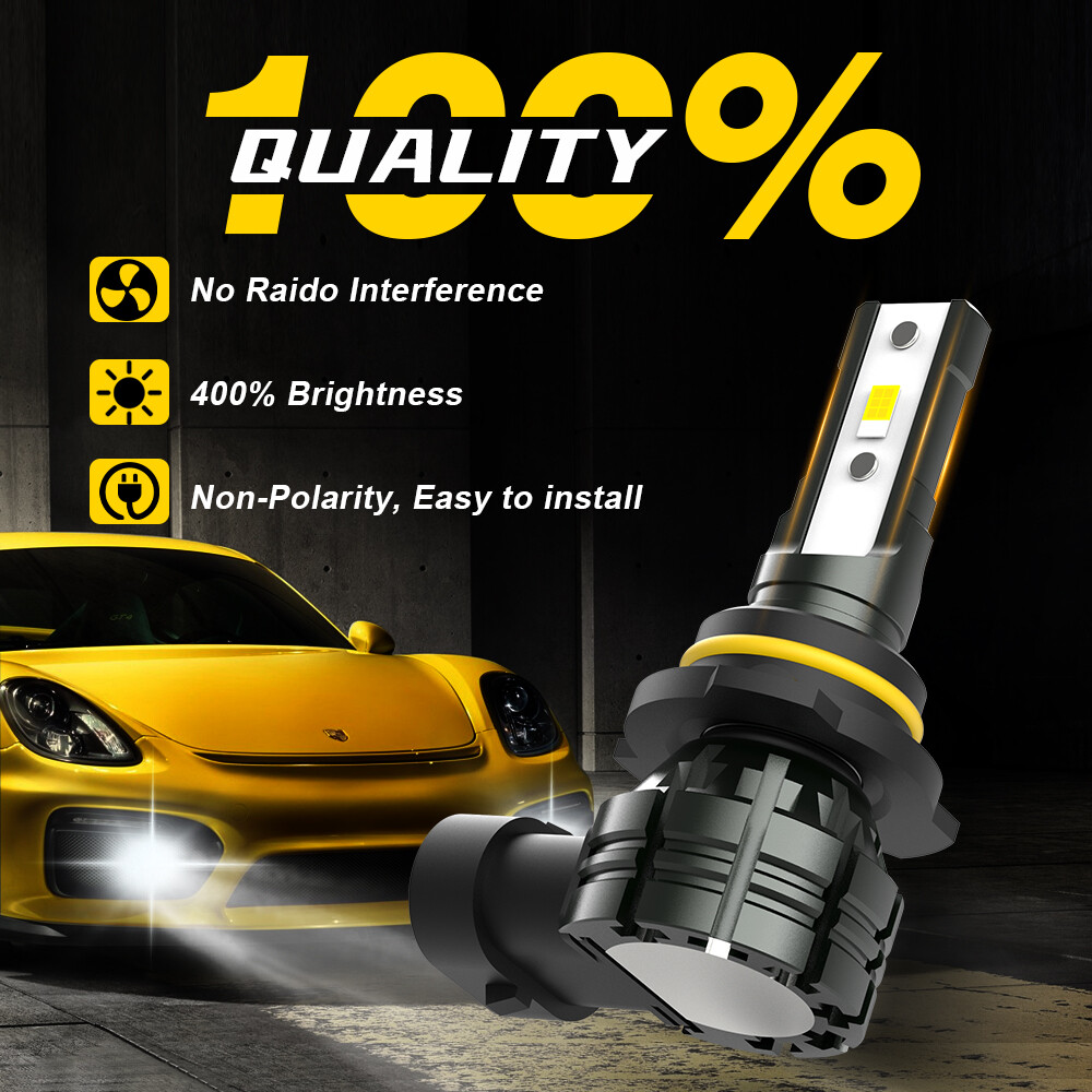 LED Headlight High Low Beam Fog Light White Bulbs For 2001 2002-2005 Toyota RAV4