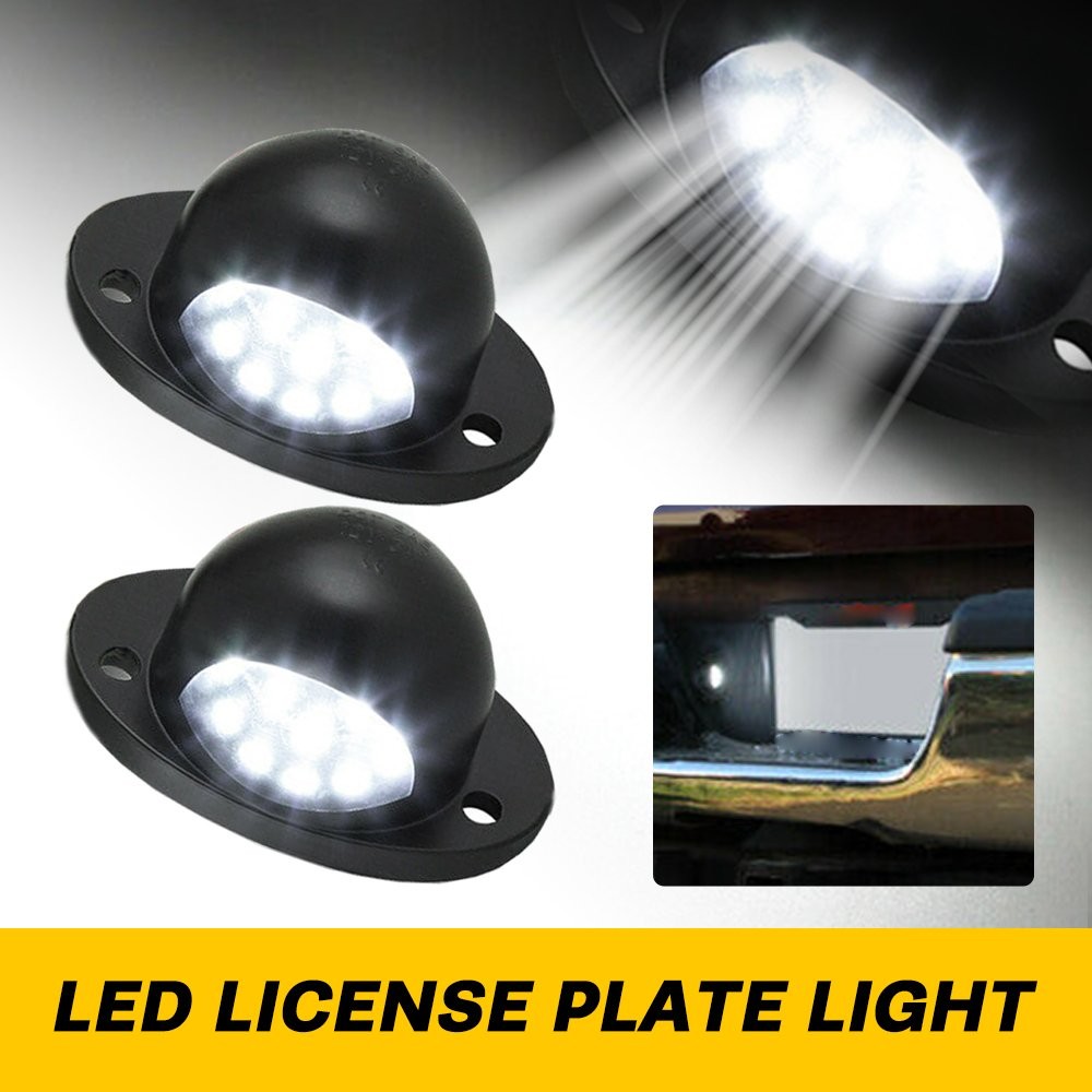 2X AUXITO White LED License Plate Light For 1994-2001 DODGE RAM 5500K 1000LM New