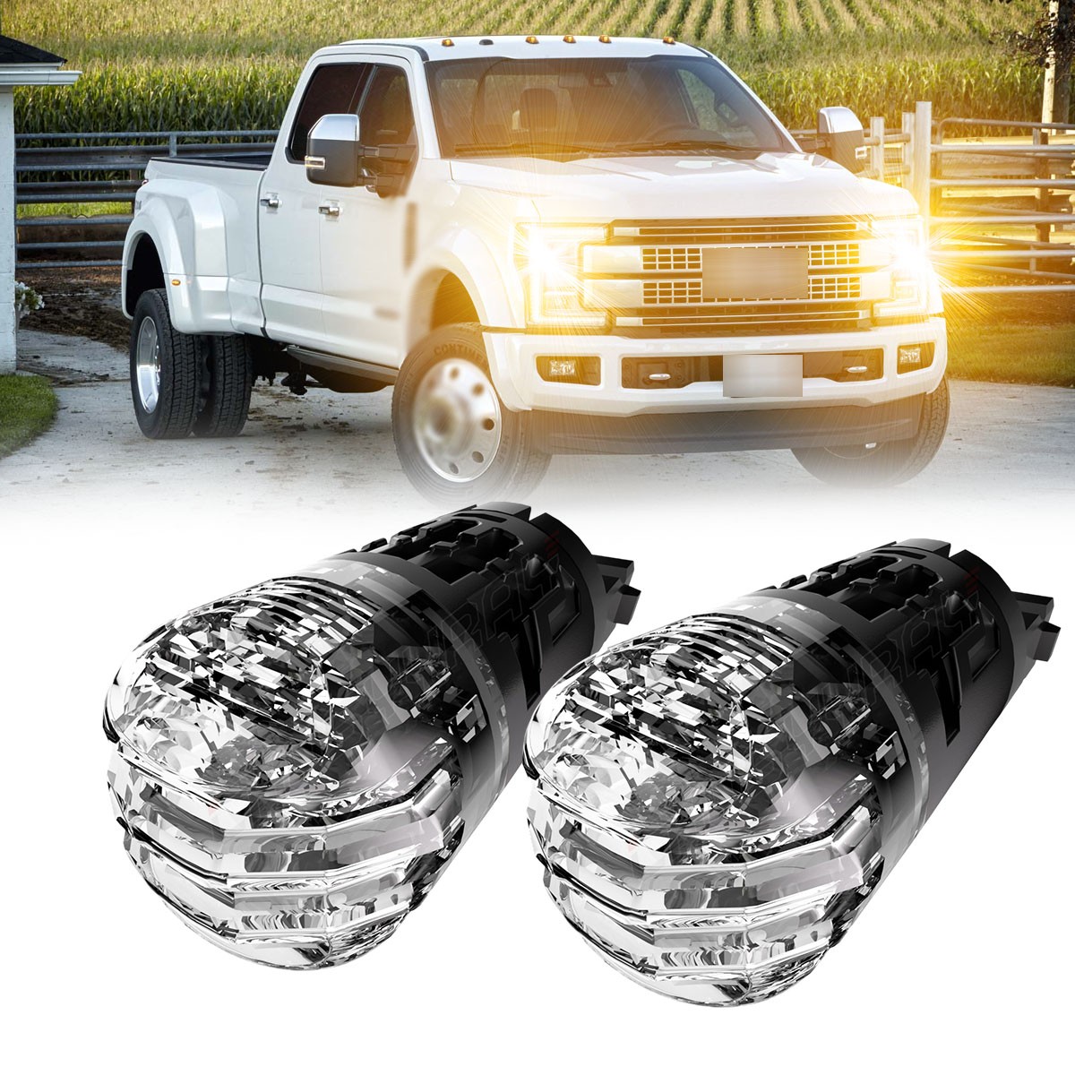 2X Amber 3157 LED Turn Signal Lights Bulbs for Jeep Wrangler 1994-2017