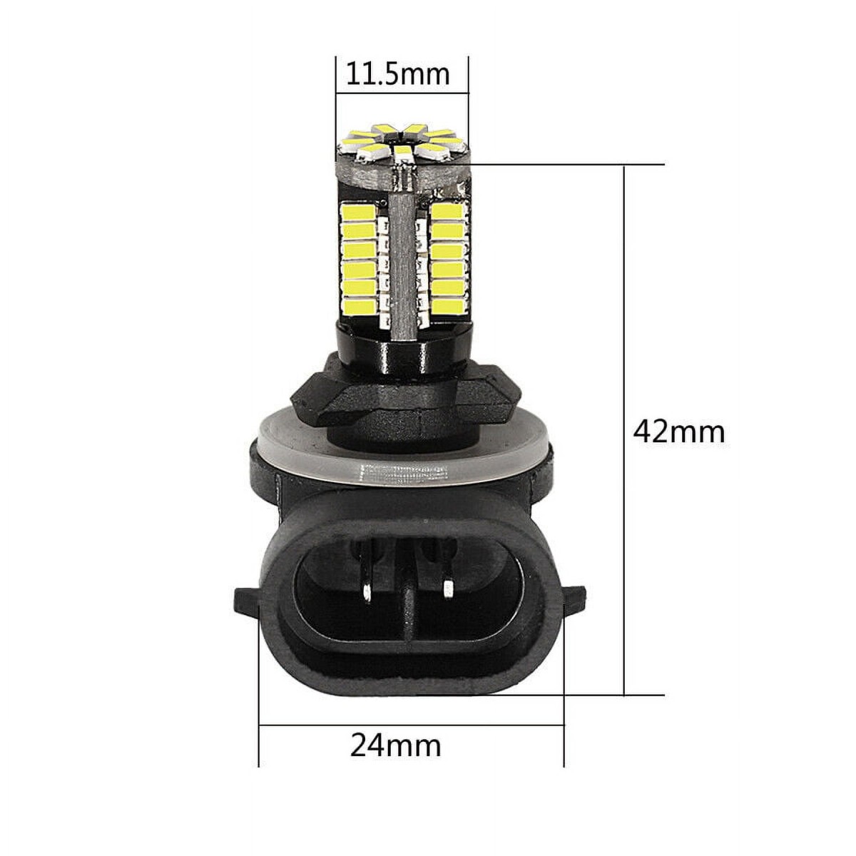 2x 881 LED 12V Car/Tractor/Golf Cart Fog Light Bright Bulbs 862/886/889/894/896