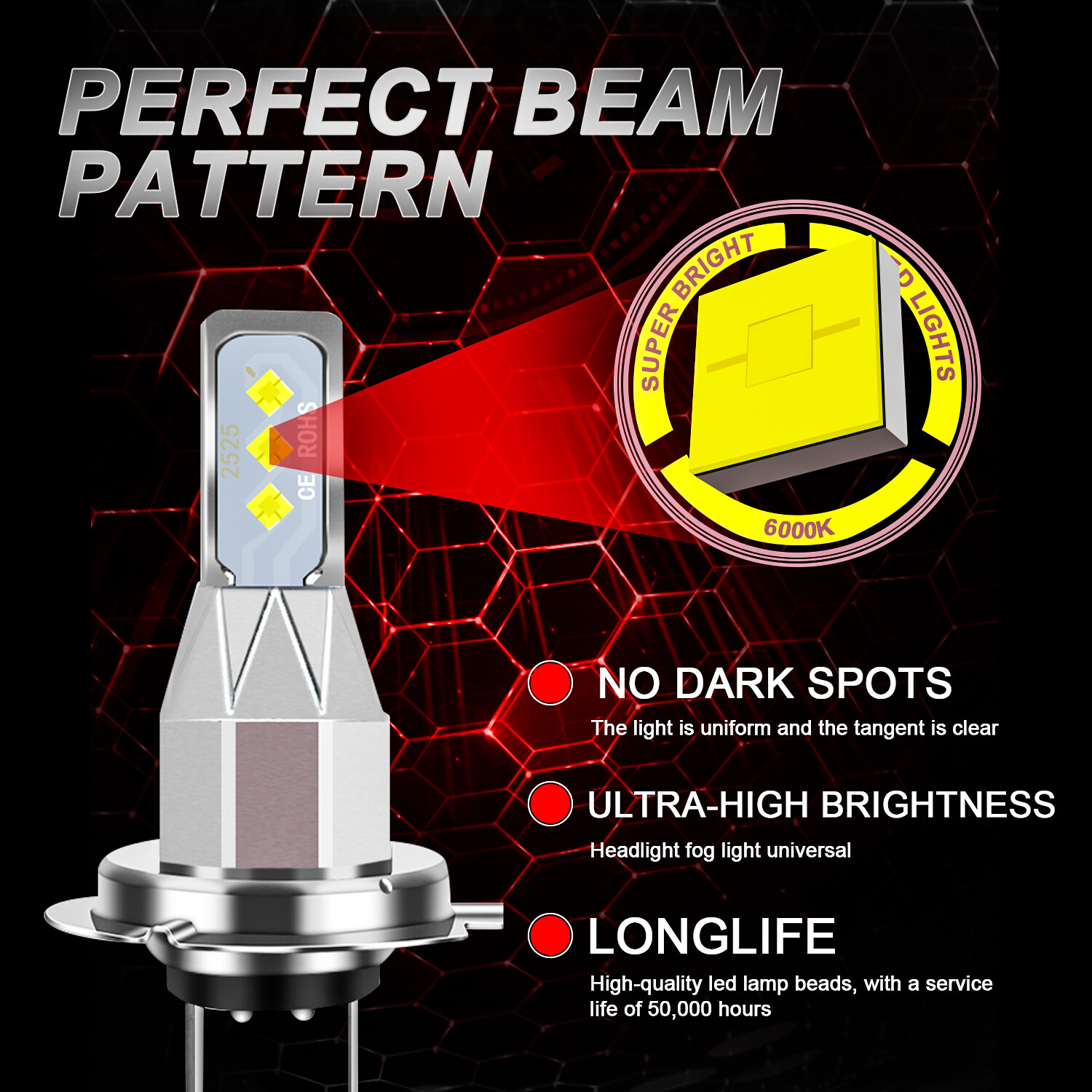 4X For Kia Sorento 2015 – 2018 2019 H7 & H11 Headlight LED Combo 6000K Bulb Kit