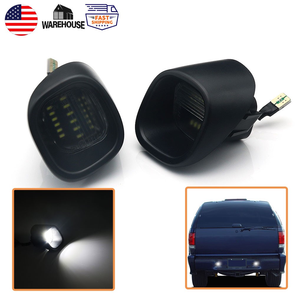 For 1998-2005 Chevrolet Blazer Car Rear 18 LED Number License Plate Light 2PC