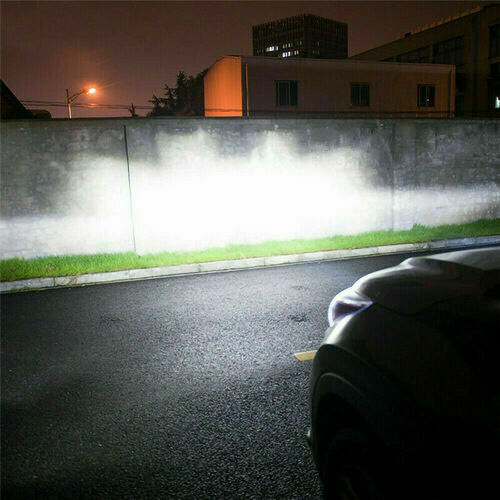 2PCS H1 6000K Super White 55W 8000LM LED Headlight Bulbs Kit Fog Driving Light