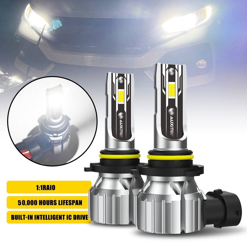 AUXITO 9006 LED Low Headlight Beam Bulb Conversion Super White Bright E2 2/4X
