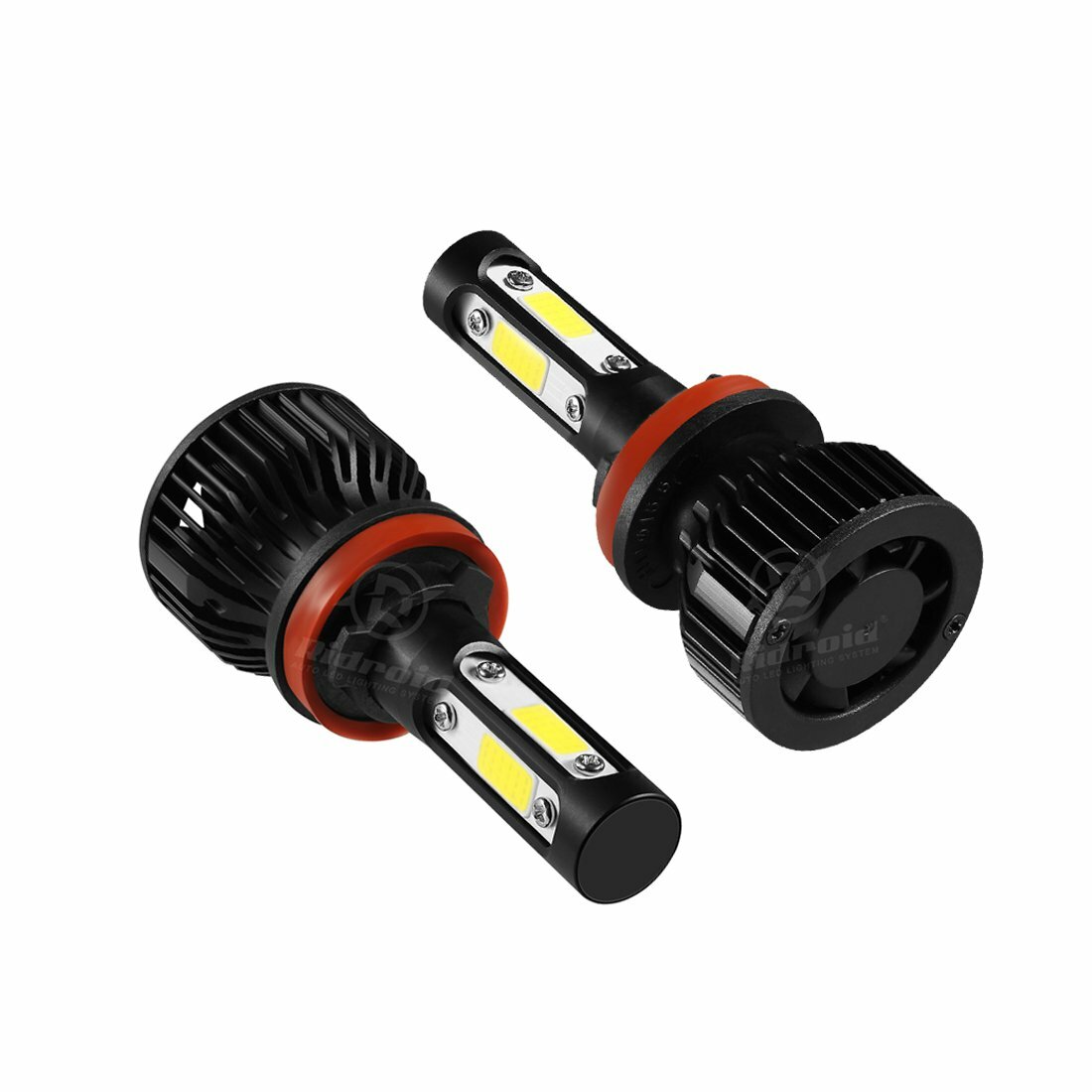 RIDROID LED Headlight Bulbs Conversion Kit 9005 H11 High Low Beam Bright White