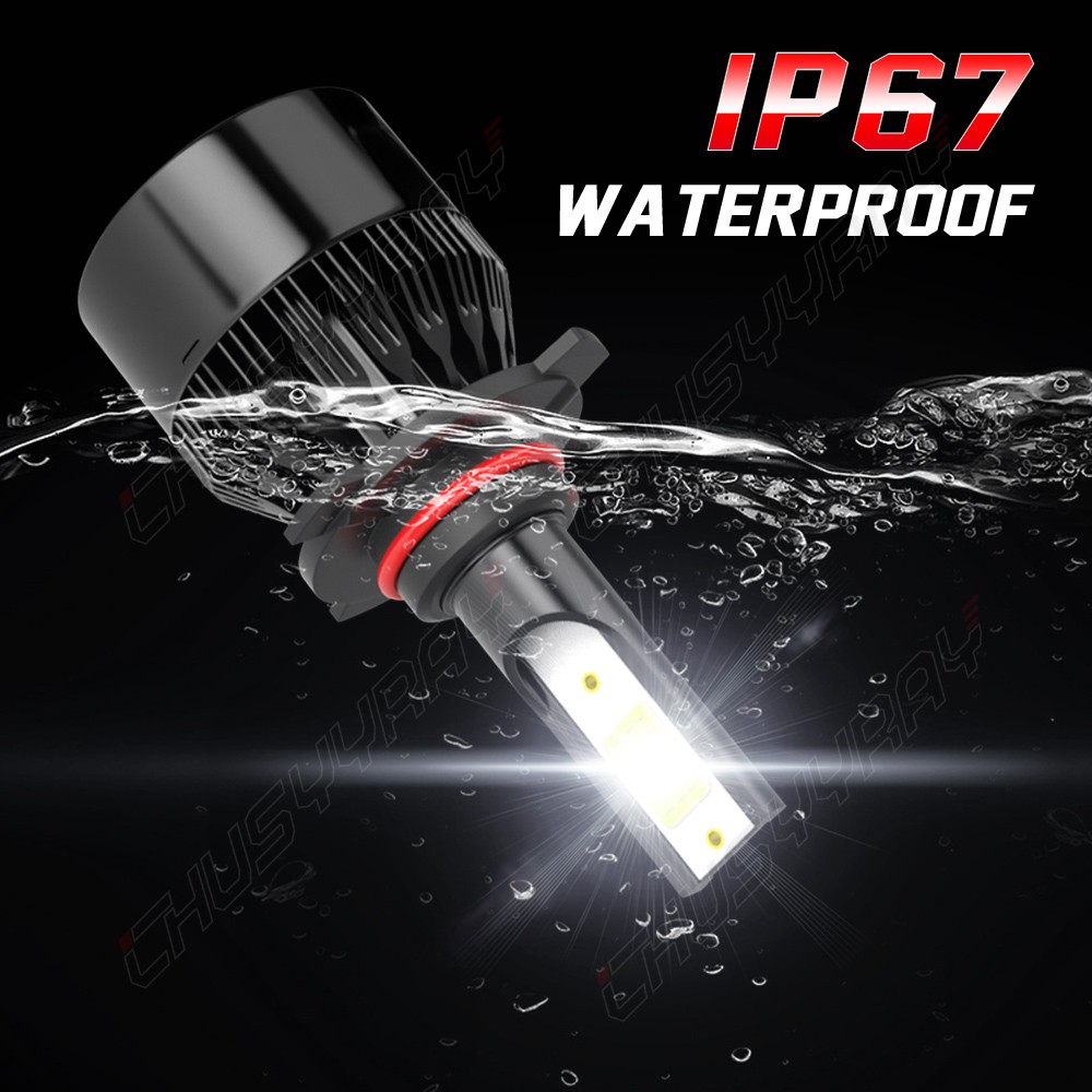 For Dodge Charger 2010 LED Headlight High Low Beam + Fog Light Bulbs 6000K/3000K