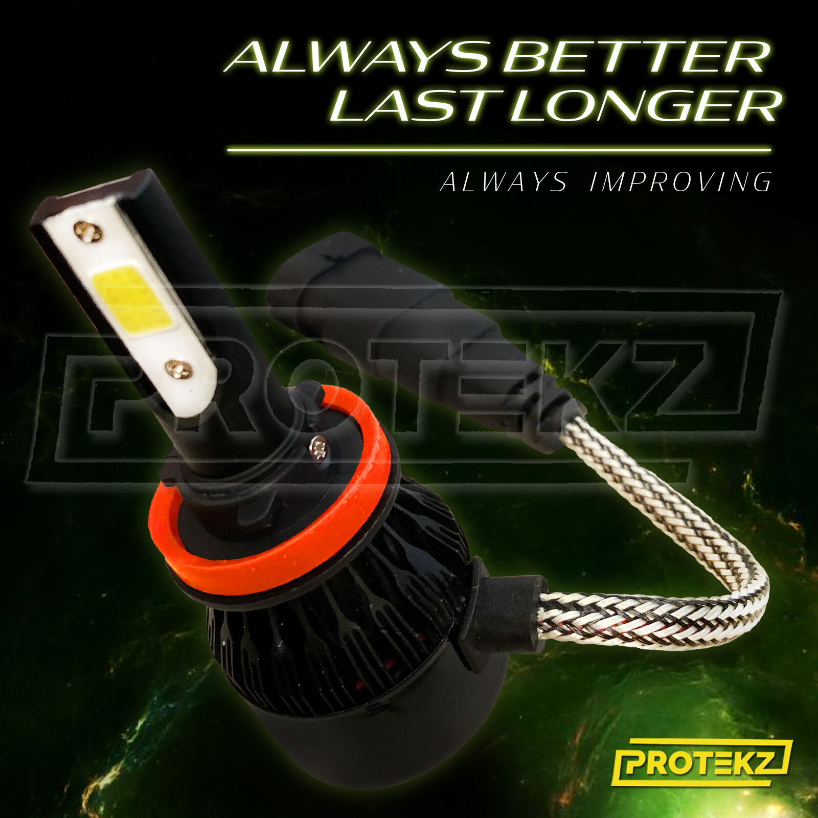 H3 LED Headlight Kit Cooling Fan 5Years Warranty COB Chip 800W 120000LM 6500K